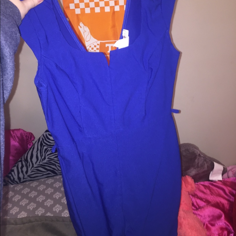 Blue boutique dress